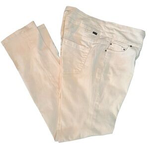 Jag Jeans Women's White Straight-Leg Jeans-Slim Leg